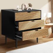 3 Chest of Drawers Dresser Table Bedside Lowboy Storage Cabinet