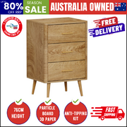 3 Chest of Drawers Tallboy Natural