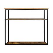 Hall Console Table Metal Hallway Desk Entry Display Wooden Furniture