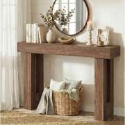 Walnut Console Table 120cm Hallway | EXTG