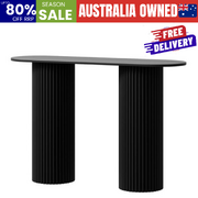 Console Table Black Oval 115x35x76.5cm