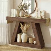 Walnut Console Table Hallway Display 120cm | EXTG
