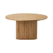 Coffee Table Side End Tables Round Wooden Furniture Natural