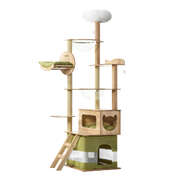 Cat Tree Tower Scratching Post 196cm Condo House Bed Furniture