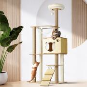 Discover the Ultimate Cat Haven with our Wooden Scratching Post Scratcher Tower Condo