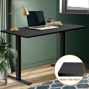 Standing Desk Table Top Only For Office Computer Desk Black 120cm