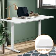 Elevate Your Productivity with a White 120cm Standing Desk Table Top for Office Use