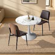 Dining Table Set 60cm Brown
