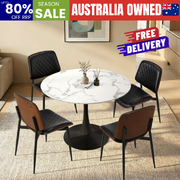 4 Seater Round Dining Set 90cm Table Chairs | EXTG