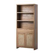 5-Tier Adjustable Display Shelf Bookcase Storage Cabinet Home Organizer