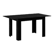 160cm Extendable Dining Table Kitchen Restaurant Cafe Table Black