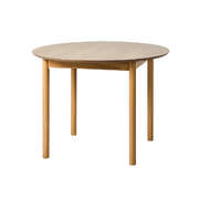 Round Dining Table 100cm 4 Seater Black | EXTG
