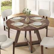 Round Dining Table Walnut