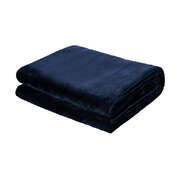 Heated Electric Throw Blanket Bedding Fleece Blue 160x130cm 9-Temp Settings