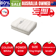 Electric Blanket Fully Fitted Polyester King Single