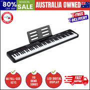 88-Key Electronic Piano Keyboard Portable Lighted Music Instrument
