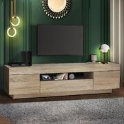 Discover the Exquisite Harmony of our 180CM Natural TV Cabinet