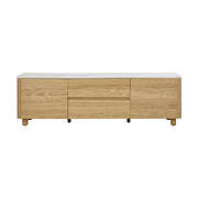 TV Cabinet Entertainment Unit Stand 160cm Natural