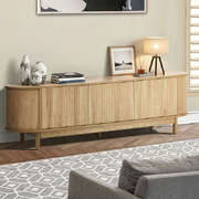 160cm TV Entertainment Unit Natural Wood | EXTG