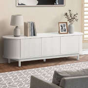 TV Entertainment Unit 160cm White Scandinavian | EXTG