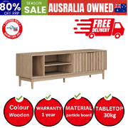 TV Cabinet Entertainment Unit Stand 160cm Natural