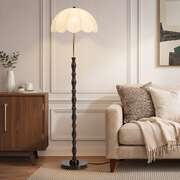 Metal Floor Lamp Fabric Shade 45.5x45.5x160cm
