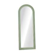 Full Length Mirror Elegance Arch 165x60cm Green Wood