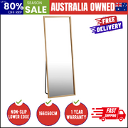 Wooden Full Length Mirror 166x60cm Rectangle