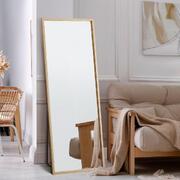 Wooden Full Length Mirror Rectangle Free Standing