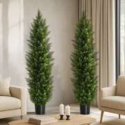 2 Pack Artificial Pine Tree 150cm Faux Plant Home Decor