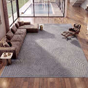 Geometric Jacquard Rug 280x380cm Grey | EXTG