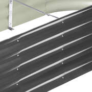 4X Garden Bed Galvanised Raised Garden Bed 160X80X42CM