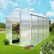 Polycarbonate Paradise: Walk-in Greenhouse Oasis (2.52x1.9M)