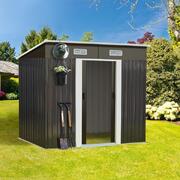 Garden Shed Outdoor Storage Sheds 1.94x1.21M Workshop Cabin Metal House