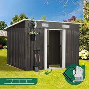 Spacious Metal-Base Workshop Shed: Your Outdoor Haven