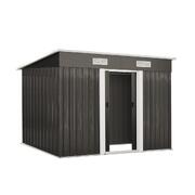 Garden Shed Outdoor Storage Sheds 2.38x1.31M Workshop Cabin Metal House