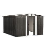 Garden Shed Outdoor Storage Sheds 2.57x2.05M Workshop Cabin Metal House