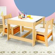 The Ultimate Kids Table and Chairs Set: A Versatile Space for Play, Study, and Storage