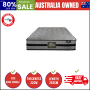 King Single Mattress Bed Mattress 3D Mesh Fabric Firm Foam Spring 22cm