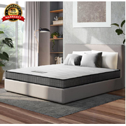 Double Mattress Tight Top Bonnell Spring Bed Foam Medium Firm 13CM