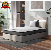 King Single Mattress Bed Tight Top Bonnell Spring Foam Medium Firm 13CM