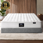 Mattress King Bed Luxury Tight Top Pocket Spring Foam Medium Firm 27cm