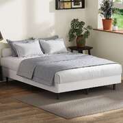 Metal Bed Base Fabric Cover 191x137x34cm