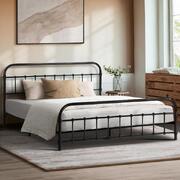 Metal Bed Frame Double Size Bed Base Platform