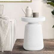 Coffee Bedside Table Nightstand White