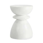 Side Table Round Coffee Stool Stone Stand Modern Decor Furniture