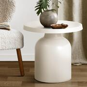 Coffee Table Round End Table Side Table White