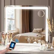 Bluetooth Hollywood LED Makeup Mirror 80x62cm