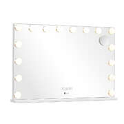 Bluetooth Hollywood Vanity Makeup Mirror LED Light 16 Bulbs 90x62cm Metal Frame