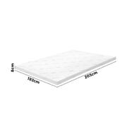 Memory Foam Mattress Topper Bed Cool Gel Bamboo Cover Underlay King 8CM